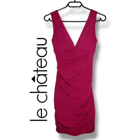 Le Chateau Pink Stretchy Dress - Picture 1 of 7